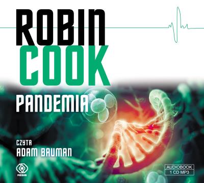 CD MP3 PANDEMIA. Autor: Robin Cook. SmakLiter.pl Okładka książki CD MP3 PANDEMIA