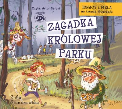 CD MP3 ZAGADKA KRÓLOWEJ PARKU IGNACY I MELA NA TROPIE ZŁODZIEJA. Autor: Ewa Owsińska-Miedzińska Zofia Staniszewska. SmakLiter.pl Okładka książki CD MP3 ZAGADKA KRÓLOWEJ PARKU IGNACY I MELA NA TROPIE ZŁODZIEJA