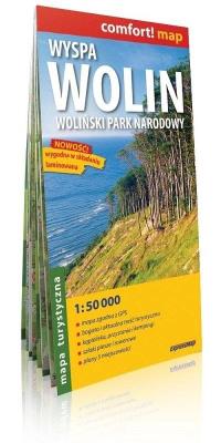 Okładka książki Comfort!map Wyspa Wolin Woliński PN mapa w.2019