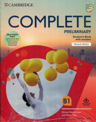 Complete Preliminary Self Study Pack (SB w Answers w Online Practice and WB w Answers w Audio Download and Class Audio). Autor: May Peter, Emma Heyderman. SmakLiter.pl Okładka książki Complete Preliminary Self Study Pack (SB w Answers w Online Practice and WB w Answers w Audio Download and Class Audio)