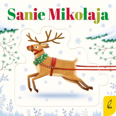 Okładka książki Czytanki-układanki. Sanie Mikołaja