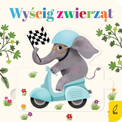 Okładka książki Czytanki-układanki. Wyścig zwierząt