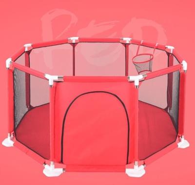 Opakowanie Duży kojec dla dzieci z otwieranym wejściem Red