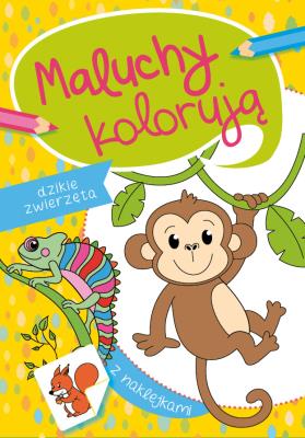 DZIKIE ZWIERZĘTA MALUCHY KOLORUJĄ. Autor: Opracowanie zbiorowe. SmakLiter.pl Okładka książki DZIKIE ZWIERZĘTA MALUCHY KOLORUJĄ