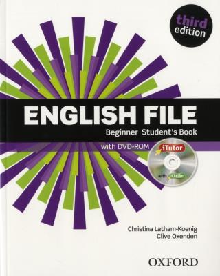 English File 3E Beginner SB OXFORD. Autor: Clive Oxenden; Christina Latham-Koenig. SmakLiter.pl Okładka książki English File 3E Beginner SB OXFORD