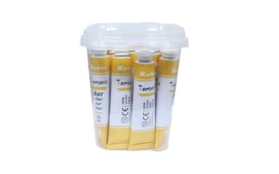 Opakowanie Farba tempera 12ml żółta ochra 15szt KARBON