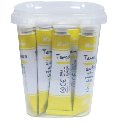 Opakowanie Farba tempera 12ml żółty 15szt KARBON