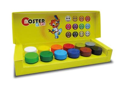 Farby plakatowe 12 kolorów Gold NOSTER. Wydawca: Noster. SmakLiter.pl Opakowanie Farby plakatowe 12 kolorów Gold NOSTER