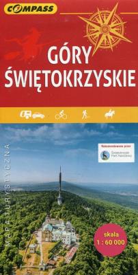 Okładka książki Góry Świętokrzyskie mapa turystyczna 1:60 000