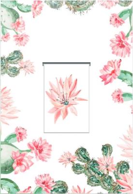 Opakowanie Karnet z zakładką magnetyczną 12x18 cm + koperta Kaktus