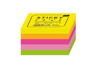 Opakowanie Karteczki samoprzylepne kolorowe 50x50mm 250K