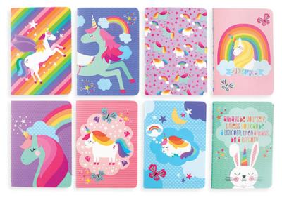 Opakowanie Kieszonkowe Mini Notesy - Jednorożce 8 sztuk