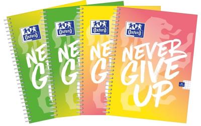 Opakowanie Kołozeszyt B5/80K kratka Never Give Up (5szt)