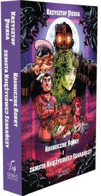 Kosmiczne Bobry i zemsta Księżycowej Szarańczy. Autor: Krzysztof Piersa. SmakLiter.pl Okładka książki Kosmiczne Bobry i zemsta Księżycowej Szarańczy