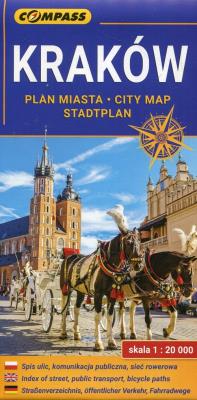 Okładka książki Kraków plan miasta 1:20 000