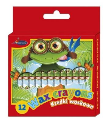 Opakowanie Kredki woskowe 12 kolorów