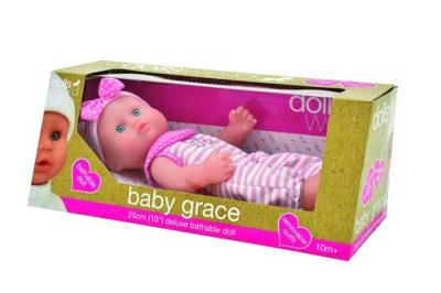 Lalka Baby Grace 25 cm. Wydawca: Dolls World. SmakLiter.pl Opakowanie Lalka Baby Grace 25 cm