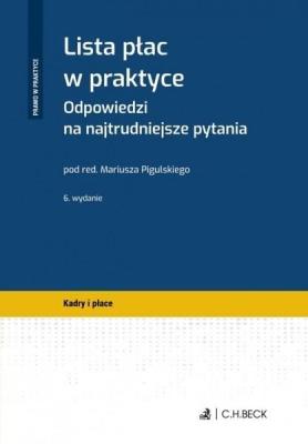 Lista płac w praktyce. Autor: Pigulski Mariusz. SmakLiter.pl Okładka książki Lista płac w praktyce