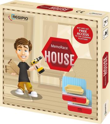 MemoRace House REGIPIO. Wydawca: Regipio. SmakLiter.pl Opakowanie MemoRace House REGIPIO