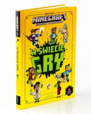 Minecraft. W świecie gry. Autor: Nick Elioplaos. SmakLiter.pl Okładka książki Minecraft. W świecie gry