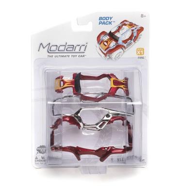 Modarri Dodatkowa karoseria do samochodu czerwona. Wydawca: Qelements. SmakLiter.pl Opakowanie Modarri Dodatkowa karoseria do samochodu czerwona