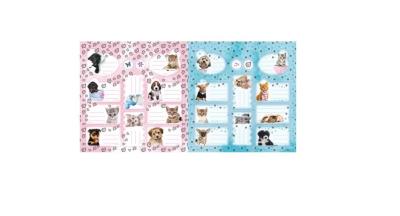 Opakowanie Naklejki na zeszyty The Sweet Pets Kids