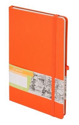Opakowanie Notes A5 Kropki Romantyzm Pomarańczowy ANTRA