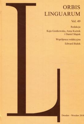 Orbis Linguarum vol.49. Wydawca: Atut. SmakLiter.pl Opakowanie Orbis Linguarum vol.49