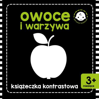 Okładka książki OWOCE I WARZYWA KSIĄŻECZKA KONTRASTOWA