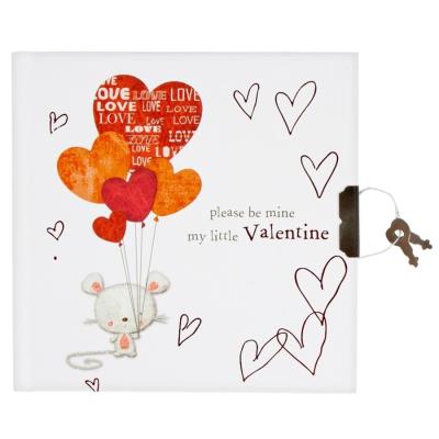 Pamiętnik na kłódkę Valentine. Wydawca: Starpak. SmakLiter.pl Opakowanie Pamiętnik na kłódkę Valentine