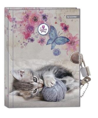 Opakowanie Pamiętnik z kłódką The Sweet Pets Kot