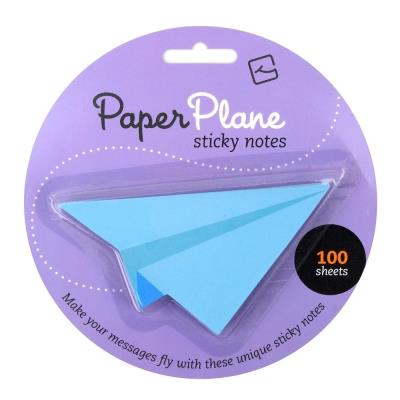 Opakowanie Paper Plane - karteczki samoprzylepne - niebieskie