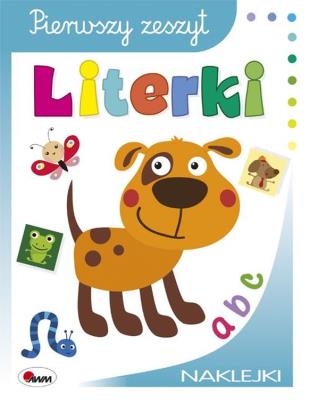 Pierwszy zeszyt Literki. Autor: Jolanta Czarnecka. SmakLiter.pl Okładka książki Pierwszy zeszyt Literki