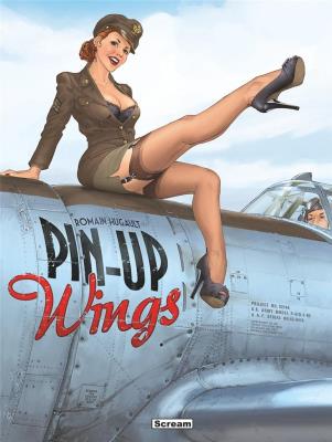 Pin-Up Wings. Artbook. Autor: Romain Hugault. SmakLiter.pl Okładka książki Pin-Up Wings. Artbook