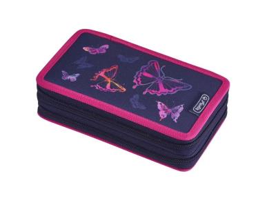 Opakowanie Piórnik 23 części podwójny Rainbow butterfly