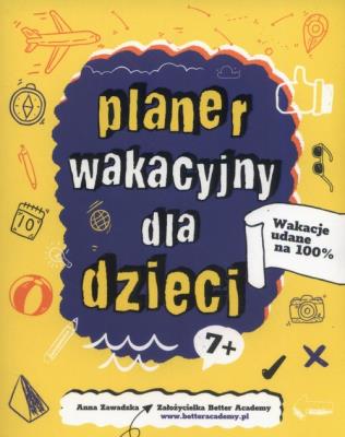 Okładka książki PLANER WAKACYJNY DLA DZIECI