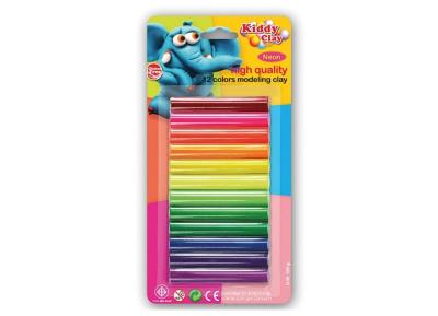 Opakowanie Plastelina 12 kolorów neon ST-165-12 NARA