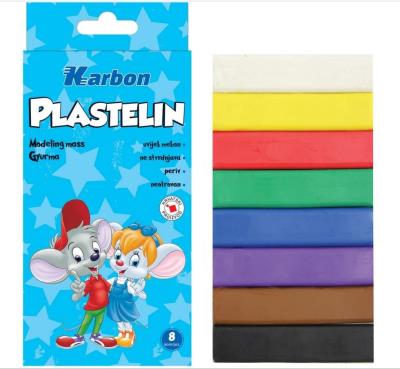 Opakowanie Plastelina Gita 8 kolorów KARBON