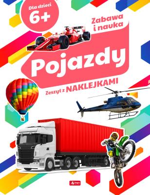 Okładka książki POJAZDY ROLNICZE ZESZYT Z NAKLEJKAMI