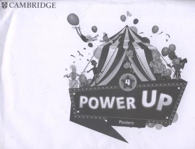 Power Up 4 Posters. Autor: Nixon Caroline, Tomlinson Michael. SmakLiter.pl Okładka książki Power Up 4 Posters
