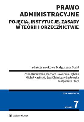 Prawo administracyjne. Pojęcia instytucje zasady... Autor: Małgorzata Stahl. SmakLiter.pl Okładka książki Prawo administracyjne. Pojęcia instytucje zasady..