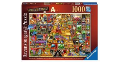 Opakowanie Puzzle 1000 Colin Thompson - Wspaniały alfabet A