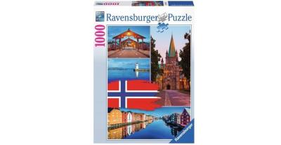 Opakowanie Puzzle 1000 Kolaż Trondheim
