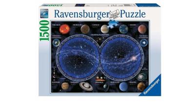 Opakowanie Puzzle 1500 Niebiańska mapa