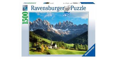 Opakowanie Puzzle 1500 Widok w Dolomitach