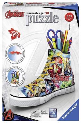 Opakowanie Puzzle 3D Avengers 108 trampek