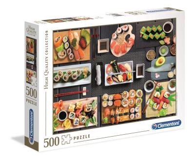 Puzzle High Quality Collection Sushi 500. Wydawca: Clementoni. SmakLiter.pl Opakowanie Puzzle High Quality Collection Sushi 500