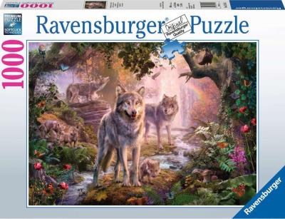 Opakowanie Puzzzle 1000 Wilki w lecie