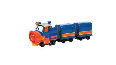 Opakowanie Robot Trains Pojazd z wagonem Victor Deluxe Set