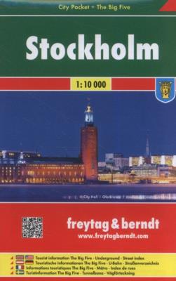 Stockholm 1:10 000. Wydawca: Freytag&berndt. SmakLiter.pl Opakowanie Stockholm 1:10 000